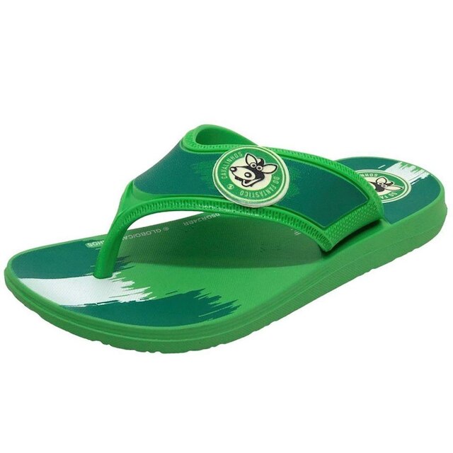 Chinelo de Dedo Infantil Futebol Cavalinhos do Fantastico