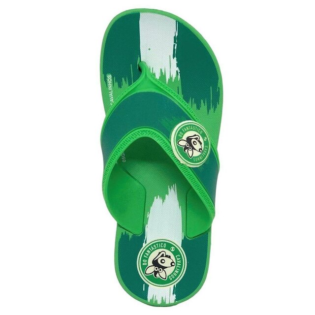 Chinelo de Dedo Infantil Futebol Cavalinhos do Fantastico