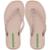 Chinelo De Dedo Ipanema Sempre Nova Tiras Com Tachas E Esferas Transparente Glitter Feminino - Rosa