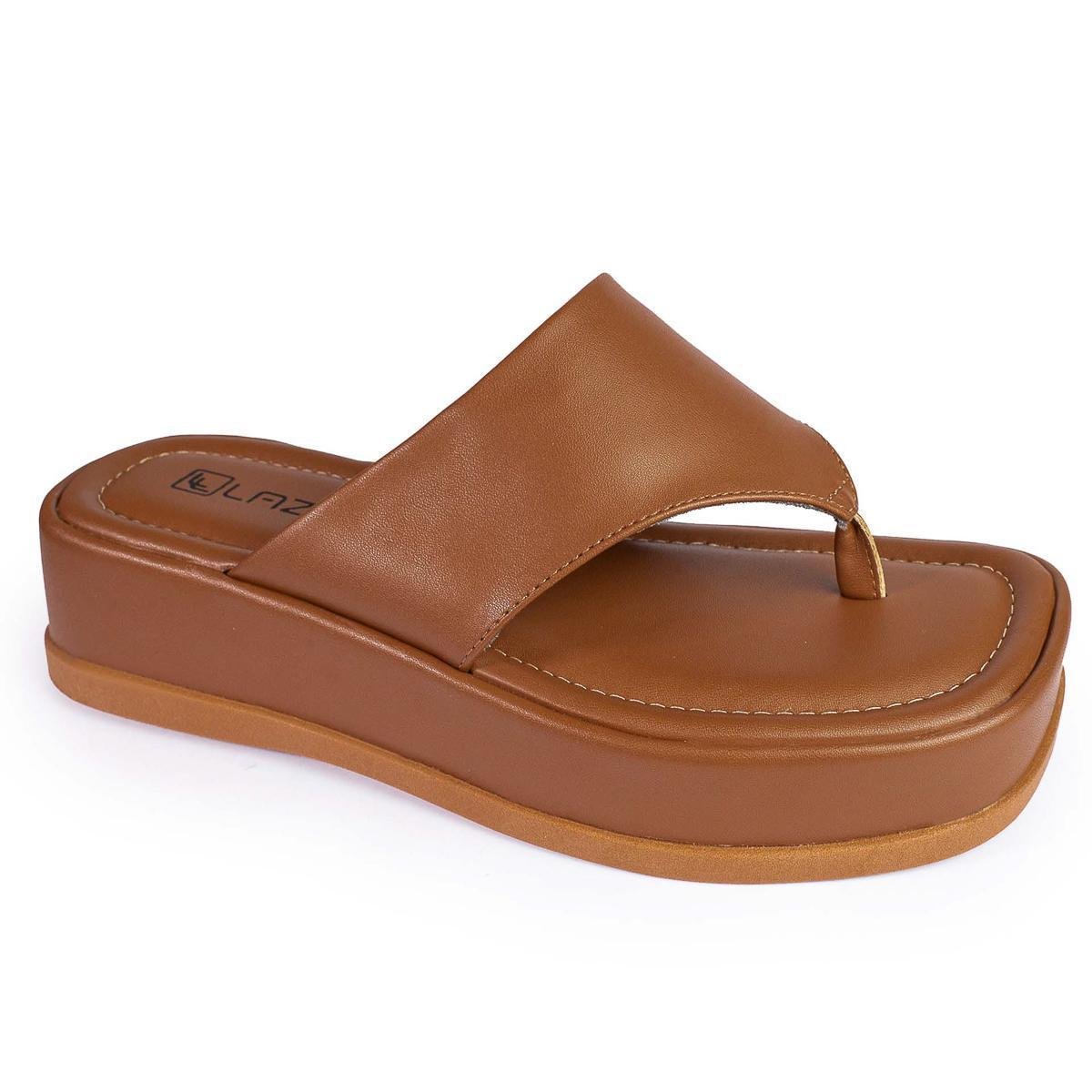 Chinelo Dedo Feminino Flatform Sandália Papete Confortável Menor preço em Chinelo Dedo Feminino Flatform Sandália Papete Confortável