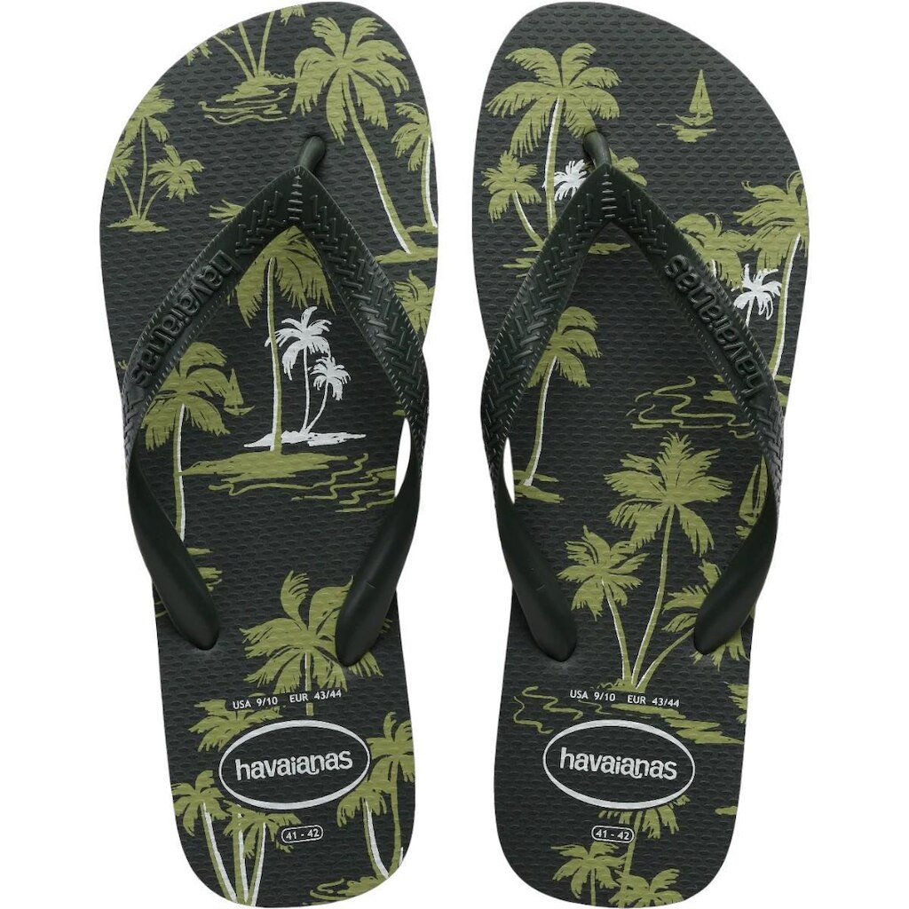 Chinelo Dedo Masculino Casual Dia a Dia Passeio Praia Calor Verão Tropical Havaianas Aloha