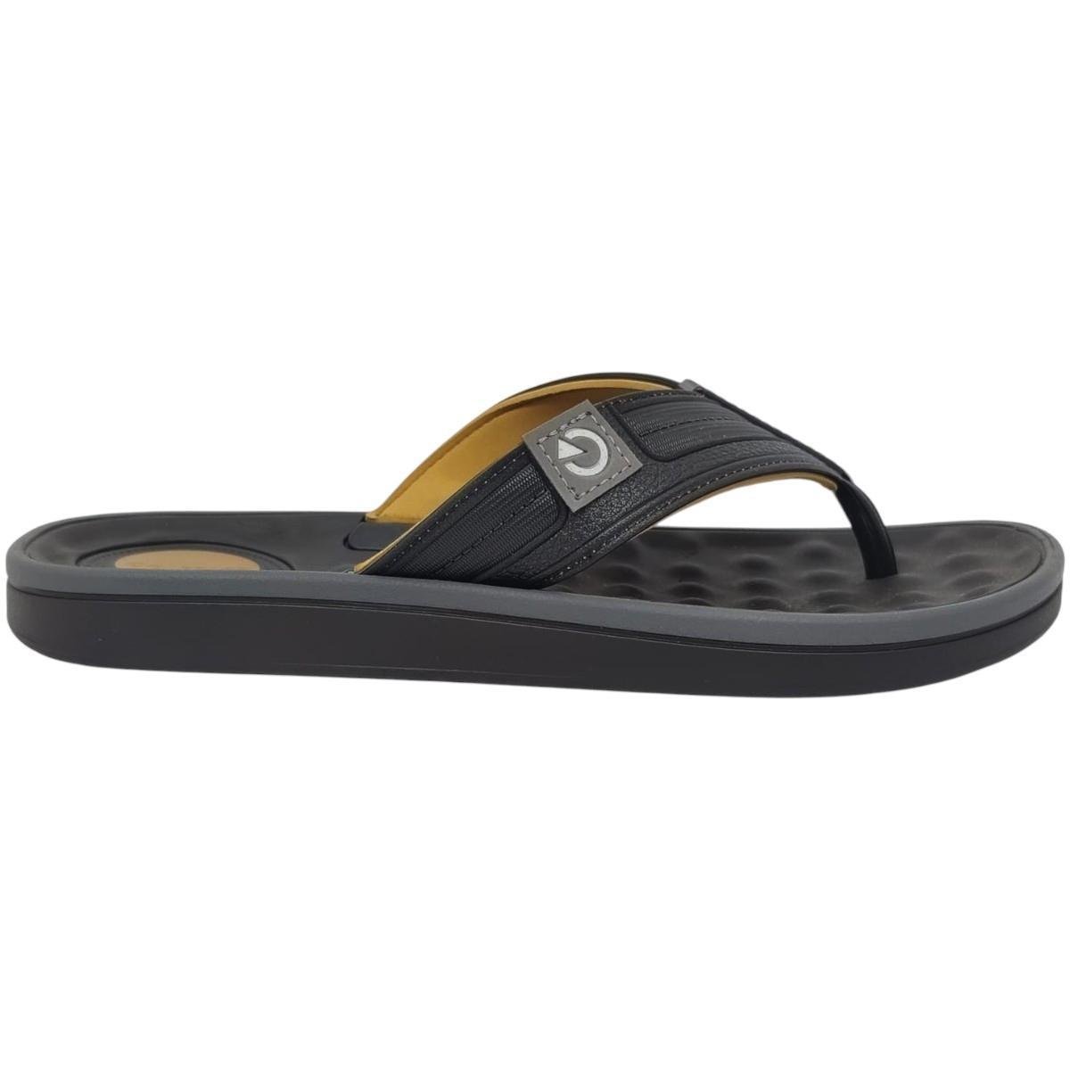 Chinelo Dedo Masculino Casual Urbano Cartago 11859 - Preto Menor preço em Chinelo Dedo Masculino Casual Urbano Cartago 11859 - Preto
