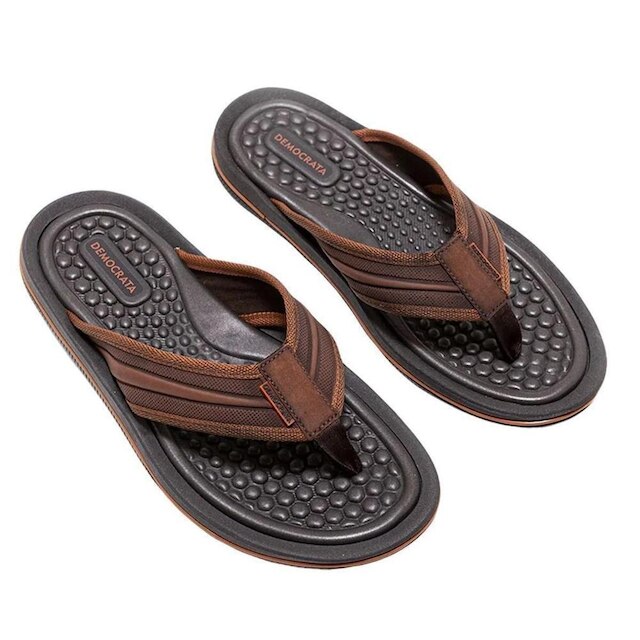 Chinelo Democrata Denim Groove Masculino