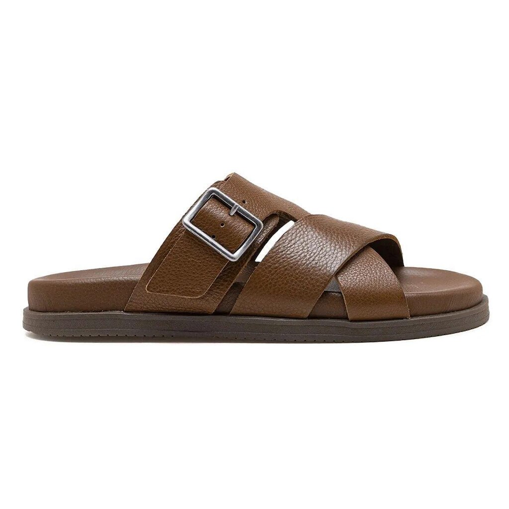 Chinelo Democrata Dock Conhaque Masculino