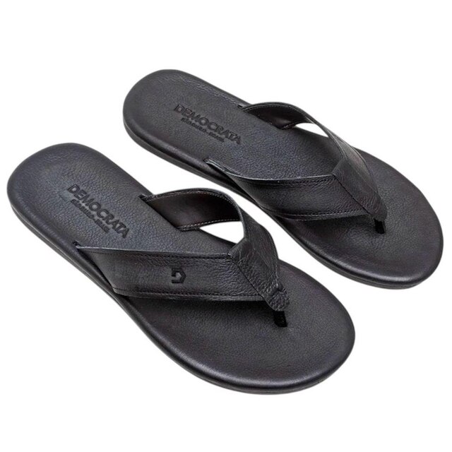 Chinelo Democrata Easy Zion Masculino - Preto 39