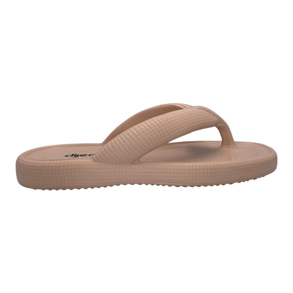 Chinelo Dijean Feminino Tamanco Flat Nuvem 328 Nude