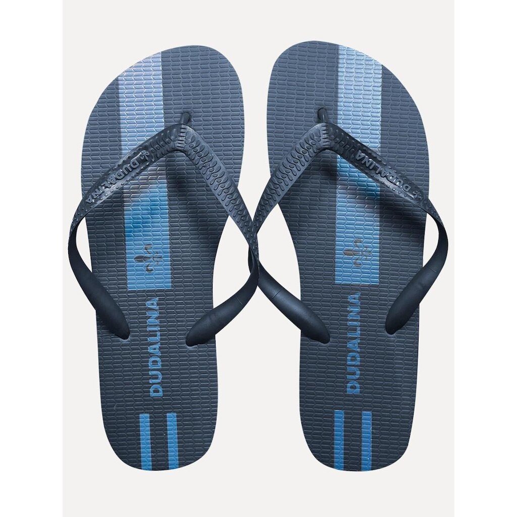 Chinelo Dudalina Masculino Stripes Azul Marinho