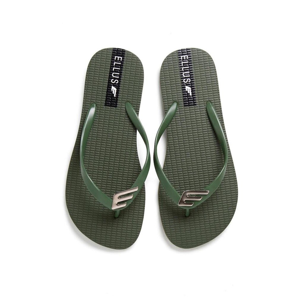 Chinelo Ellus Easa Base verde militar / tira verde militar 33/34