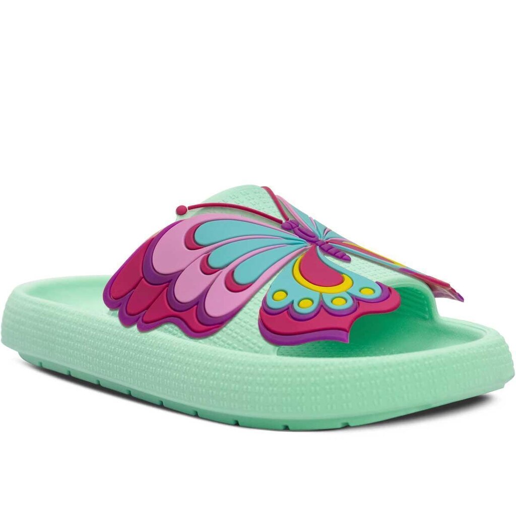 Chinelo Estilo Nuvem Feminino 25ao36 Slide Borboleta 12.108