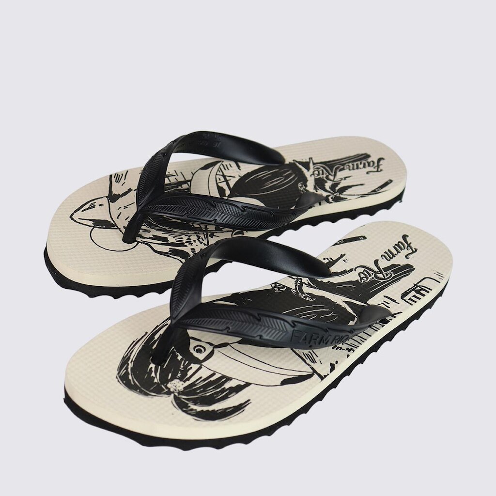 Chinelo Farm Rainbow Baixa  Ivory