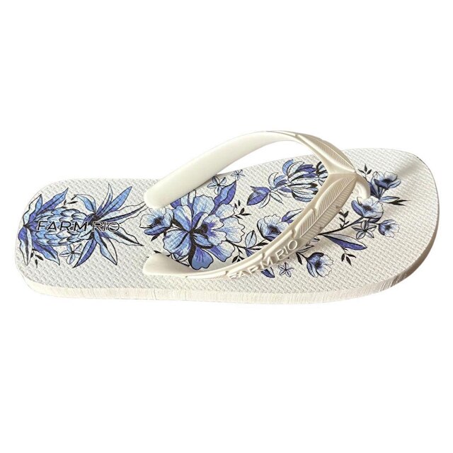 Chinelo Farm Xilo Tropical Feminino Off-White