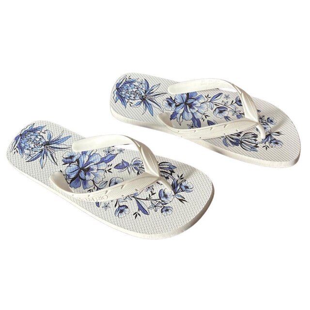 Chinelo Farm Xilo Tropical Feminino Off-White