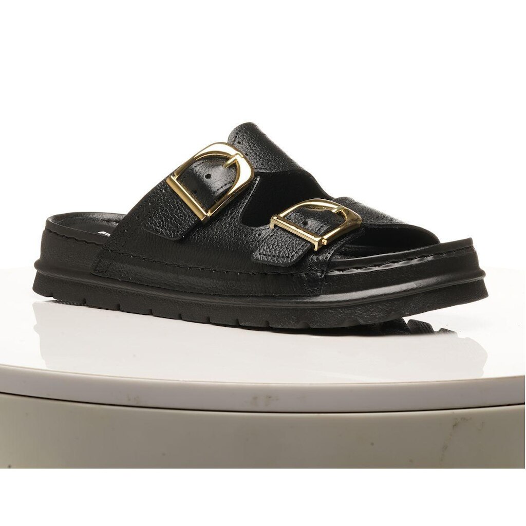Chinelo Fem. Casual Em Couro Legítimo Levitech Pegada 234706