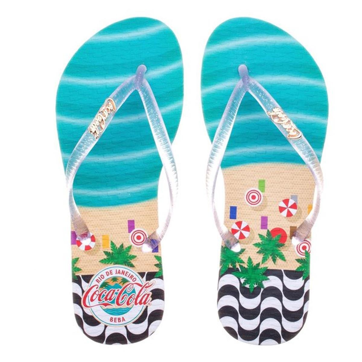 chinelos da coca cola 2019