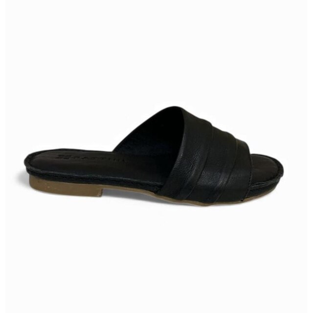 Chinelo Feminina Moscardini em Couro 347416 Prata Velho 34