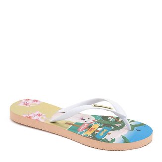 Chinelo Feminino Be Forever Maltês Beach 110.12708 Branco