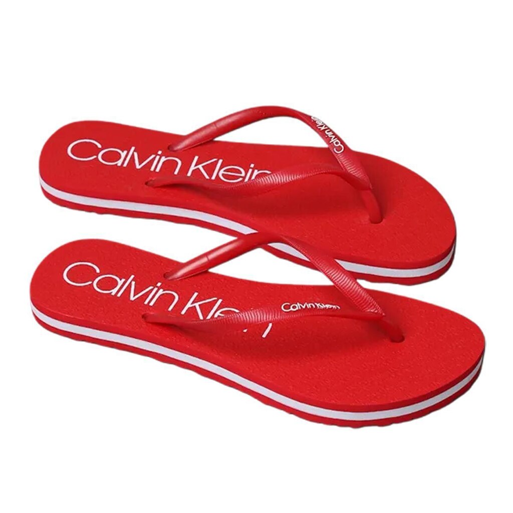 Chinelo Feminino Calvin Klein Swim Vermelho CKSWF1100I