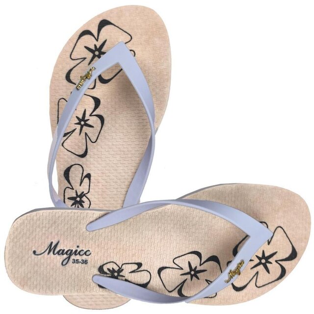 Chinelo Feminino Casual Adulto Marrom Magicc CH-237