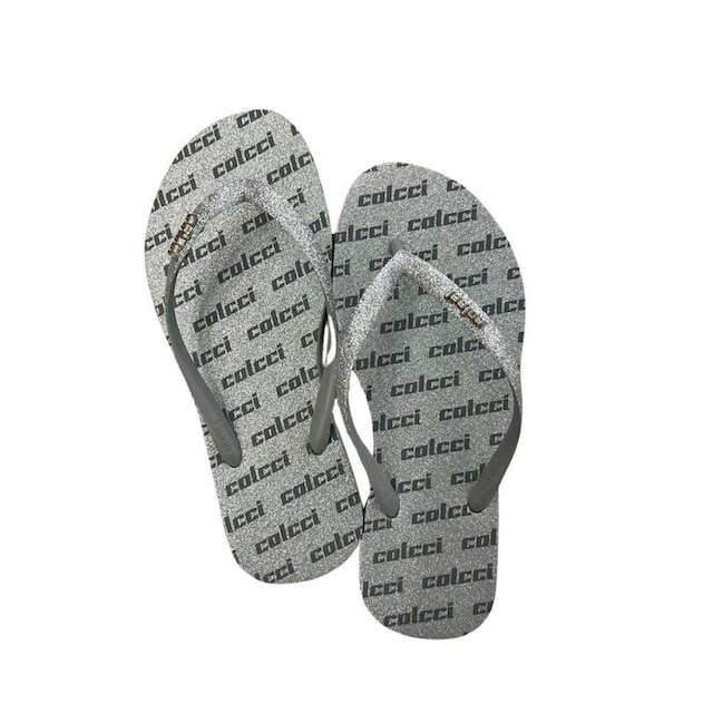 Chinelo Feminino Colcci Correia Fina Glam Mono Metal