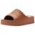 Chinelo Feminino Slide Leve Textura Moderno Brizza Arezzo - Marrom