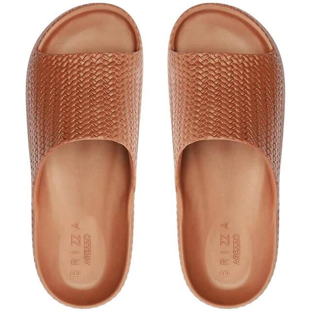 Chinelo Feminino Slide Leve Textura Moderno Brizza Arezzo