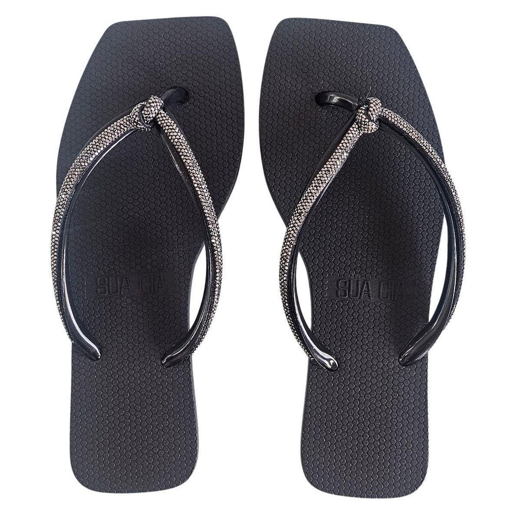 CHINELO FEMININO SUA CIA COM STRASS - 850317027