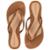 Chinelo Feminino Terra & Água 260902Cx - Bronze