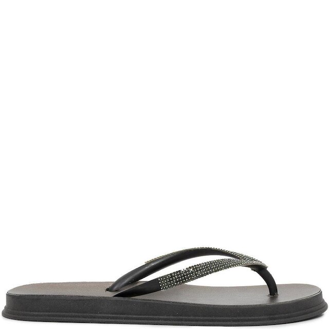 Chinelo Feminino Tiras Com Strass Sapato Show Bhc42