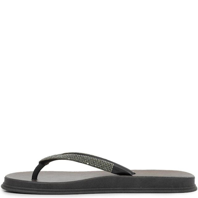 Chinelo Feminino Tiras Com Strass Sapato Show Bhc42
