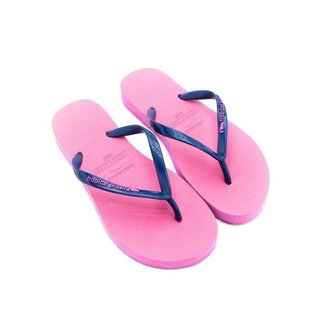 Chinelo Feminino Tropical Brasil TB1.2038 - Rosa e Azul Marinho