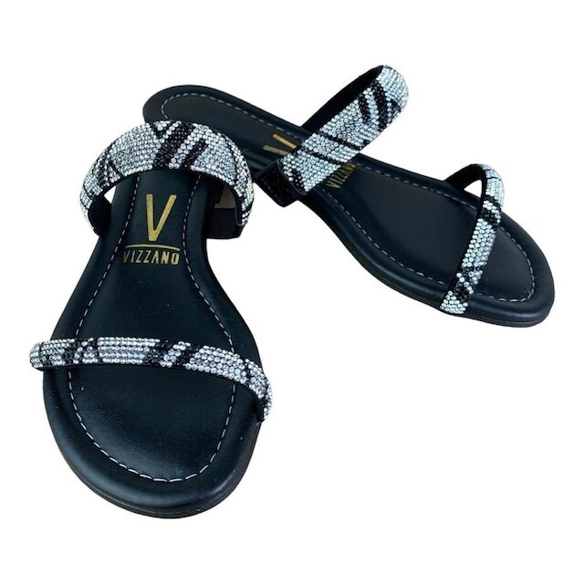 Chinelo Feminino Vizzano Rasteirinha com Brilho Conforto
