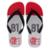 Chinelo Flamengo Manto Mundial 81 - Branco+Vermelho