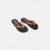 Chinelo Flip-Flop Black Orange - Preto