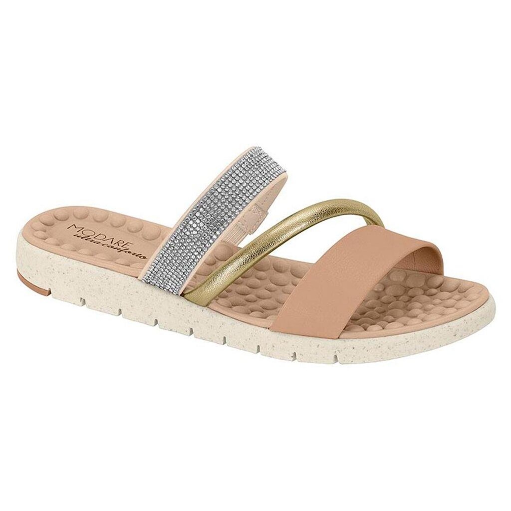 Chinelo Gaspea Modare Conforto Strass Ortopédico 7162 221