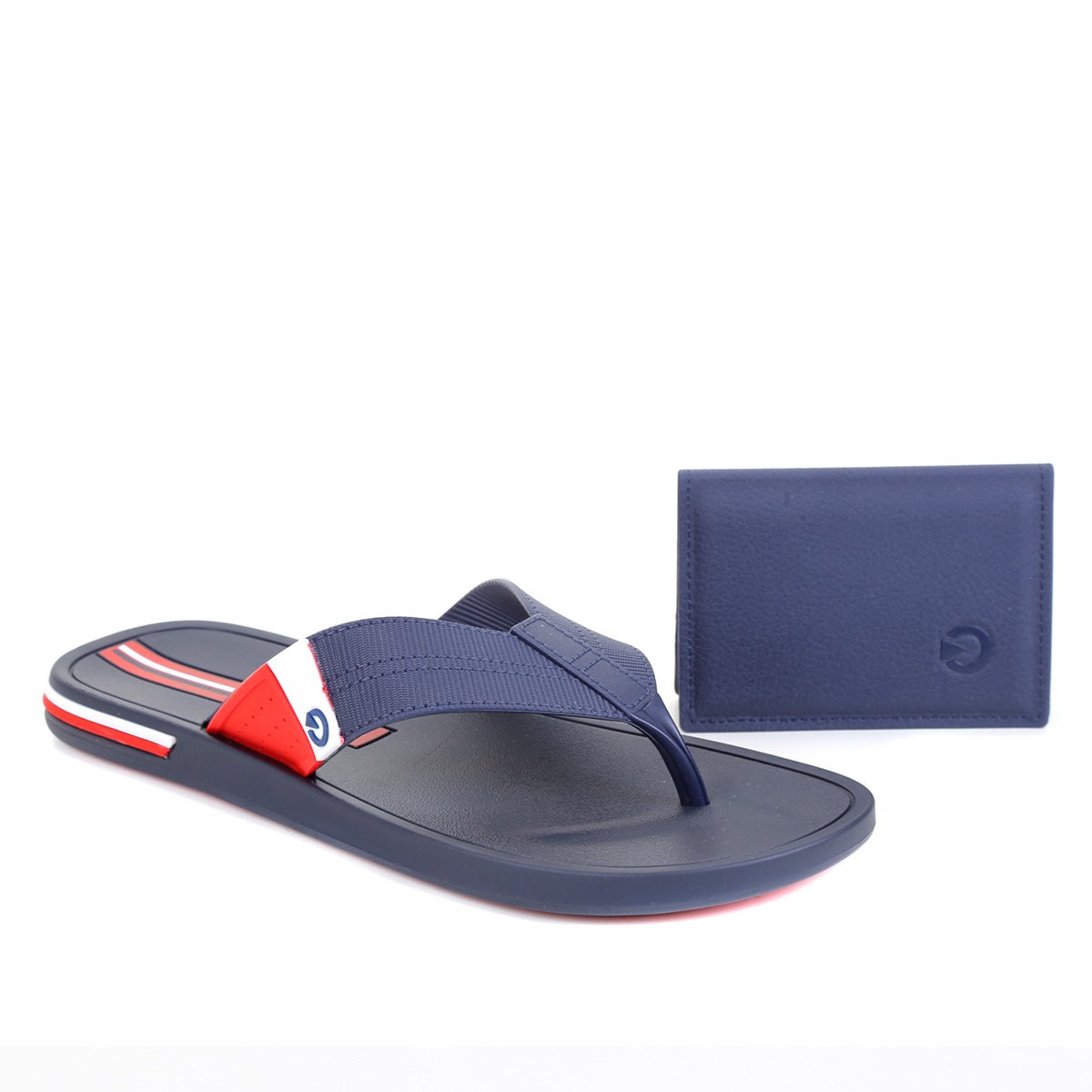 Chinelo Grendene Cartago Leeds C/ Carteira Masculino - Azul+Vermelho é ruim? Chinelo Grendene Cartago Leeds C/ Carteira Masculino - Azul+Vermelho é boa?