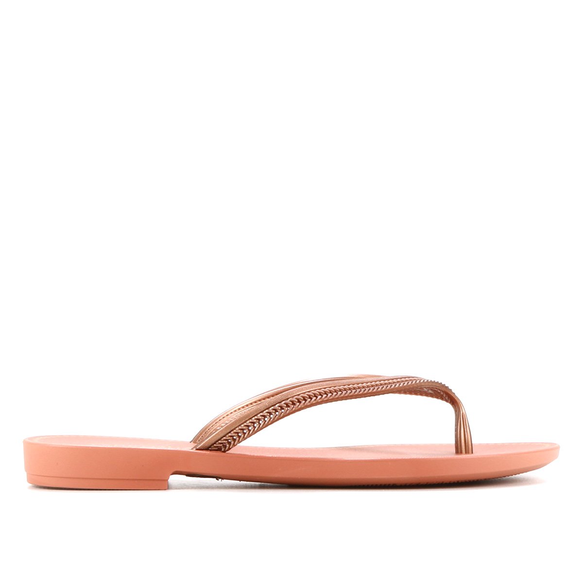 Chinelo Grendha Estampa Corrente Feminina - Vinho Menor preço em Chinelo Grendha Estampa Corrente Feminina - Vinho