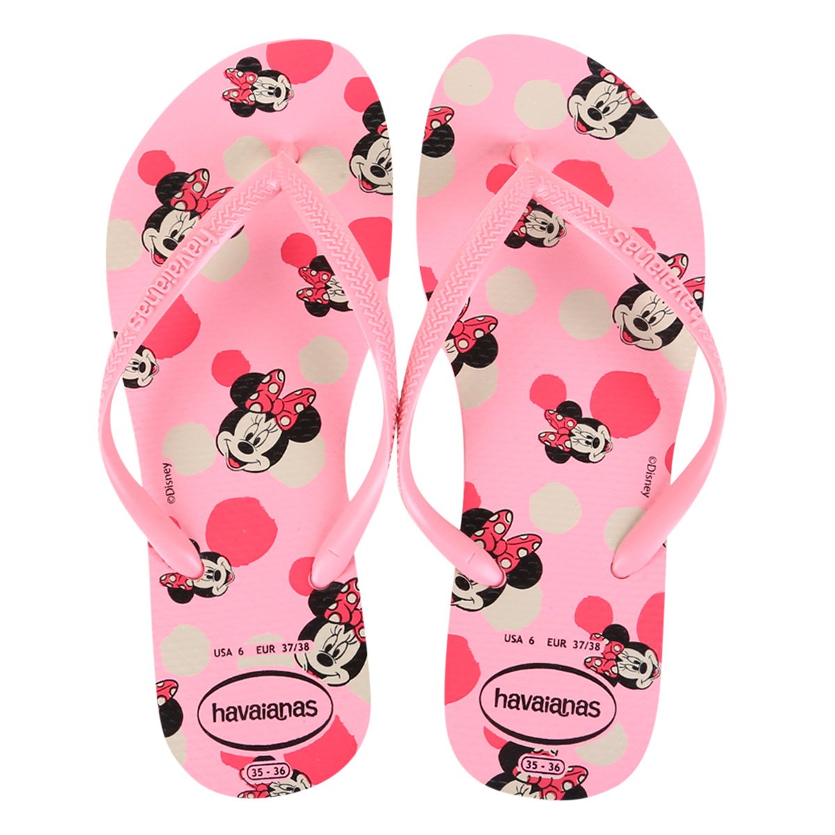 Chinelo Havaianas Disney Minnie FC Feminino - Pink+Rosa é ruim? Chinelo Havaianas Disney Minnie FC Feminino - Pink+Rosa é boa?