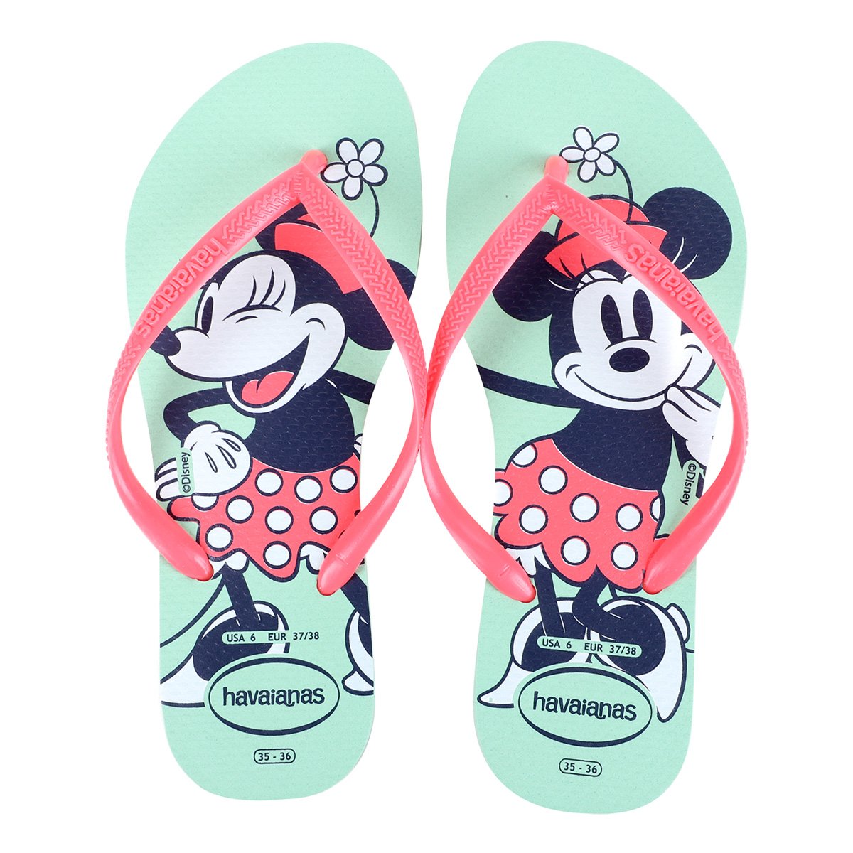 Chinelo Havaianas Disney Minnie FC Feminino - Verde é ruim? Chinelo Havaianas Disney Minnie FC Feminino - Verde é boa?