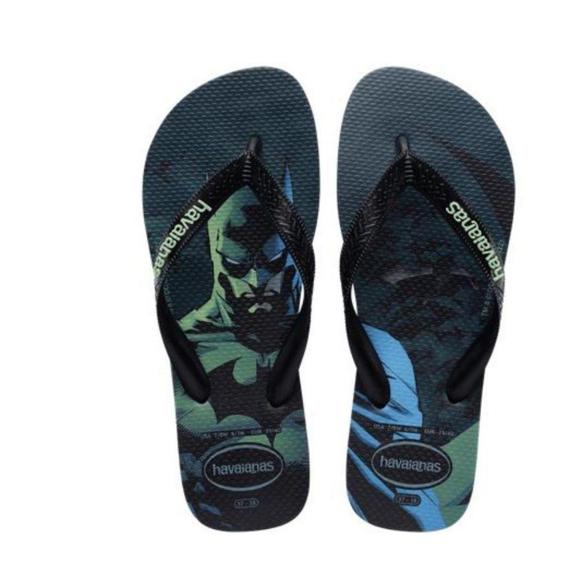 Chinelo Havaianas Masculino Top Herois Dc Argila Sandalia Chinela 3599 - Preto Menor preço em Chinelo Havaianas Masculino Top Herois Dc Argila Sandalia Chinela 3599 - Preto