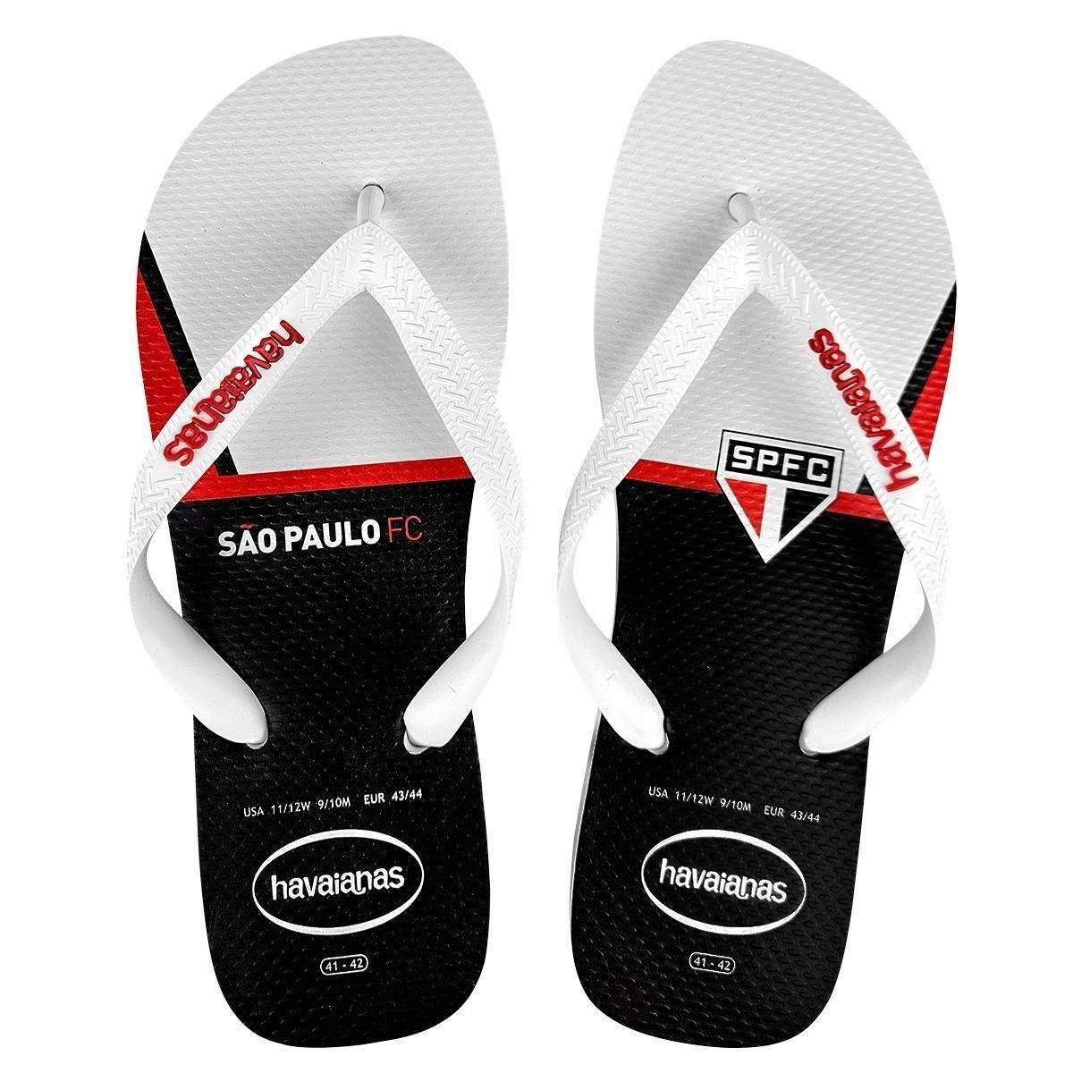 Chinelo Havaianas® São Paulo Top Times Futebol Original Menor preço em Chinelo Havaianas® São Paulo Top Times Futebol Original