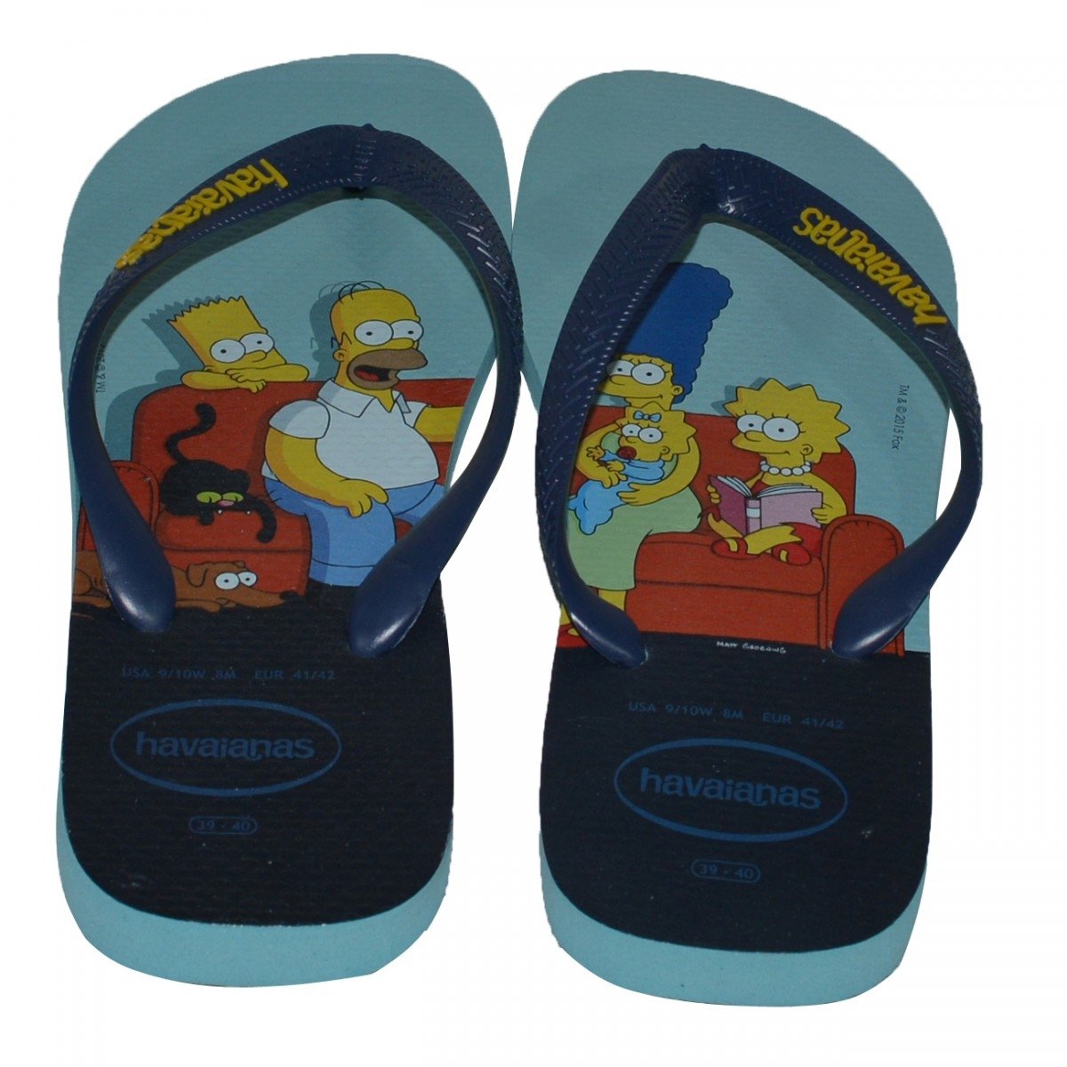 Chinelo Havaianas Simpsons Azul Zattini Chinelo Havaianas Simpsons Azul Zattini