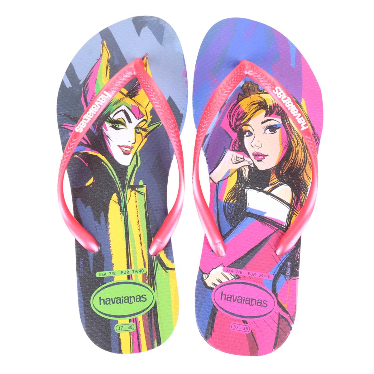 Chinelo Havaianas Slim Disney Villains Ariel Feminino Menor preço em Chinelo Havaianas Slim Disney Villains Ariel Feminino