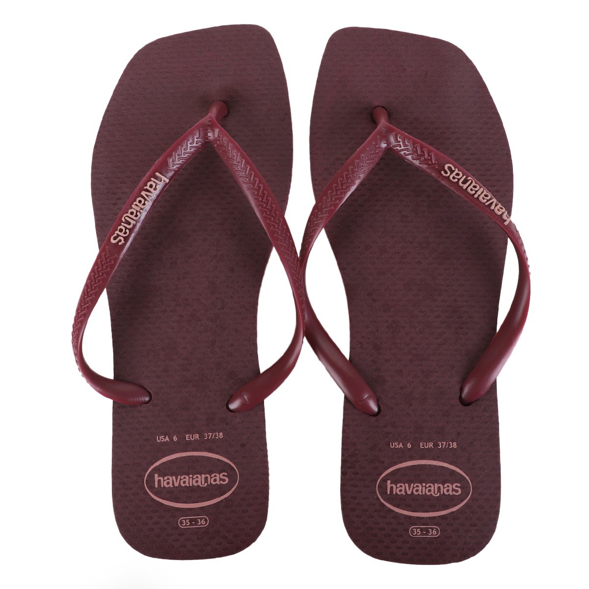 Chinelo Havaianas Slim Square Logo Pop Up Feminino - Roxo Menor preço em Chinelo Havaianas Slim Square Logo Pop Up Feminino - Roxo
