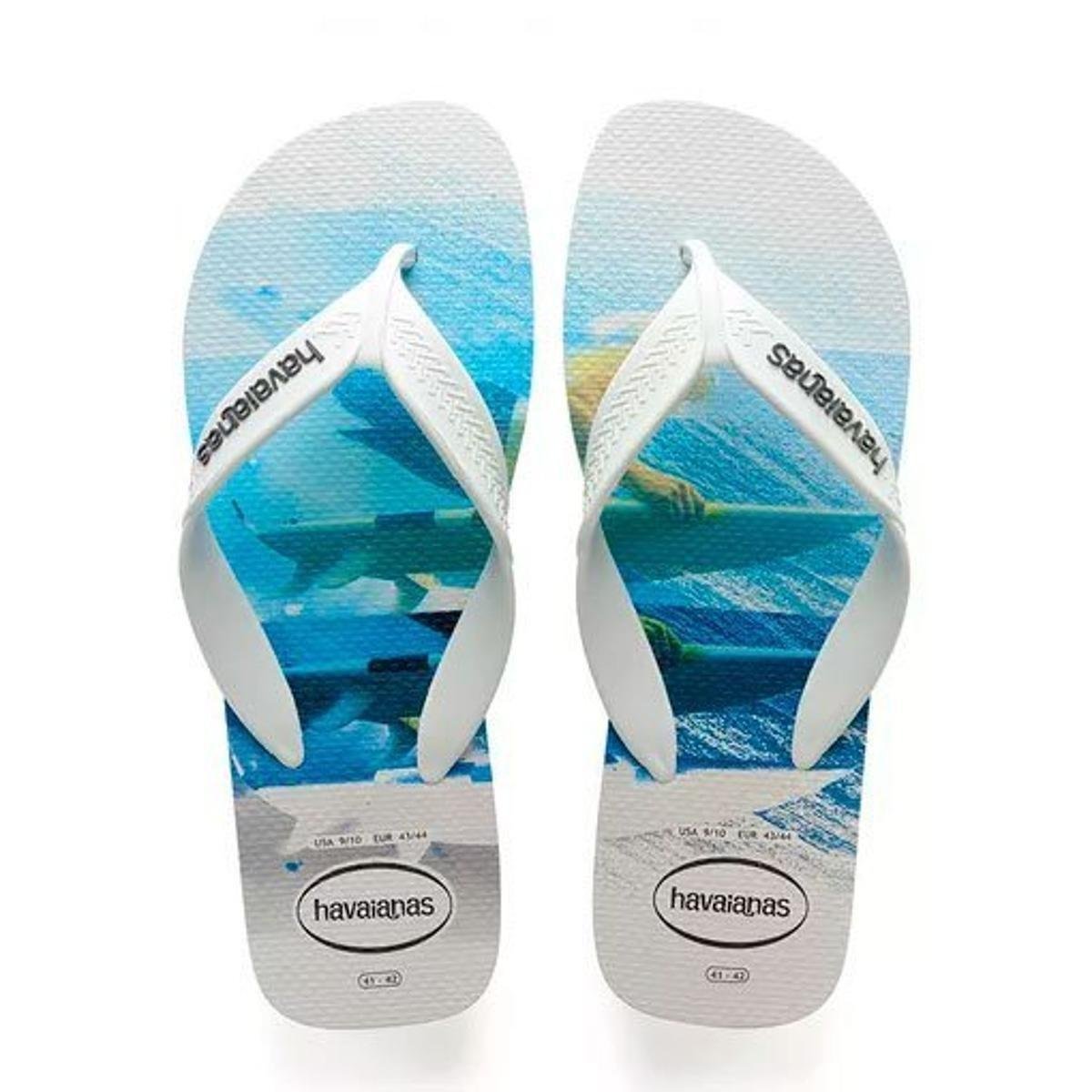 Chinelo Havaianas Surf Masculino - Azul+Branco Menor preço em Chinelo Havaianas Surf Masculino - Azul+Branco