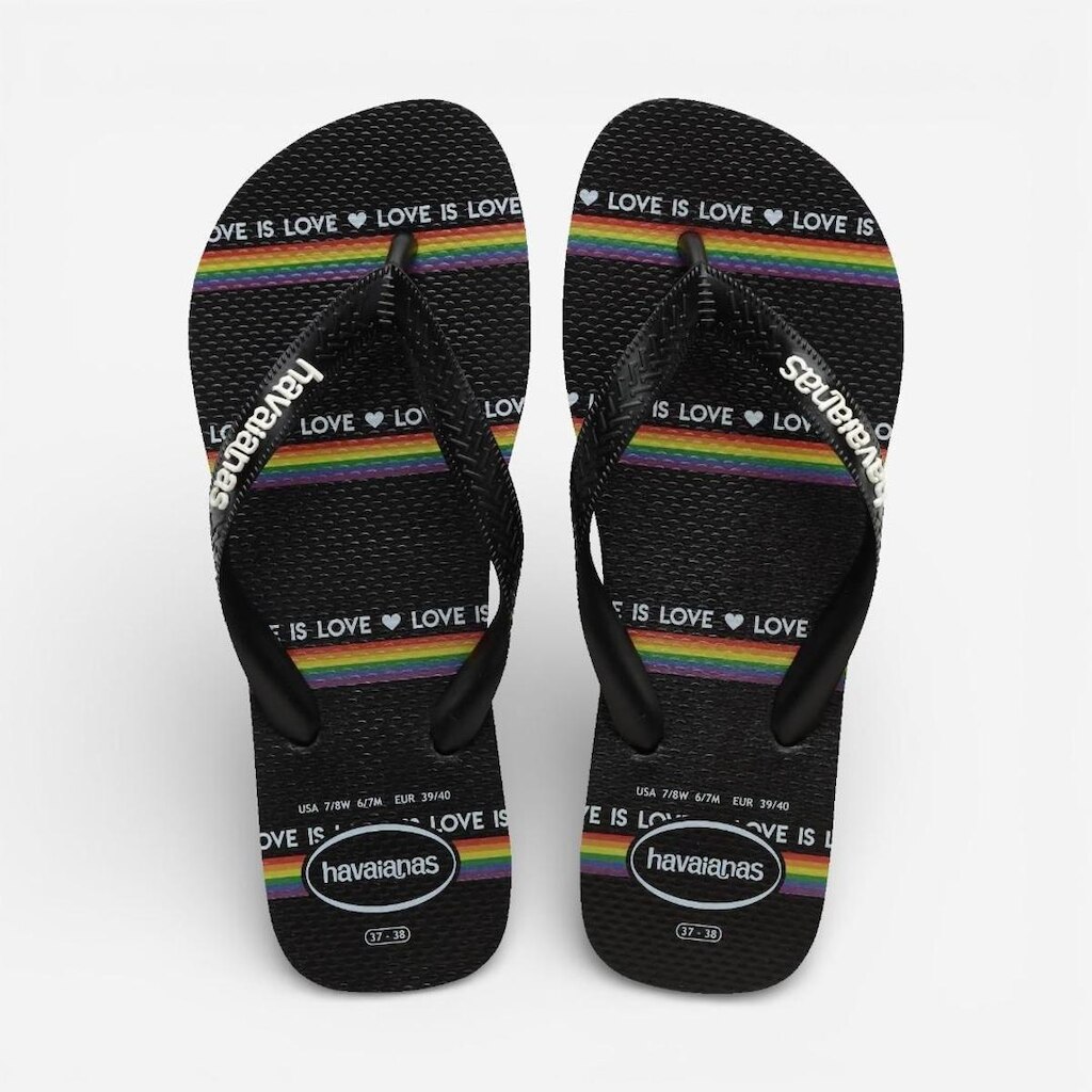 Chinelo Havaianas Top Pride Preto