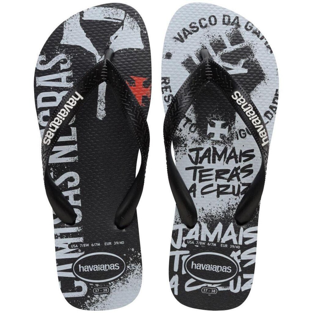 Chinelo Havaianas Unissex Top Times Vasco