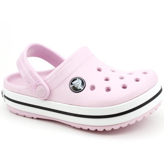 Chinelo Infantil Crocs Crocband Kids - Rosa