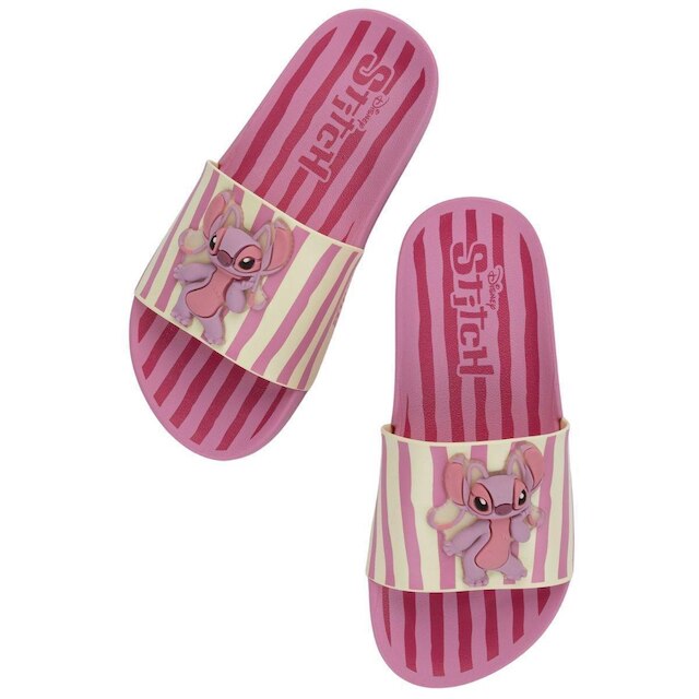 Chinelo Infantil Disney Slide Stitch Angel Menina Grendene