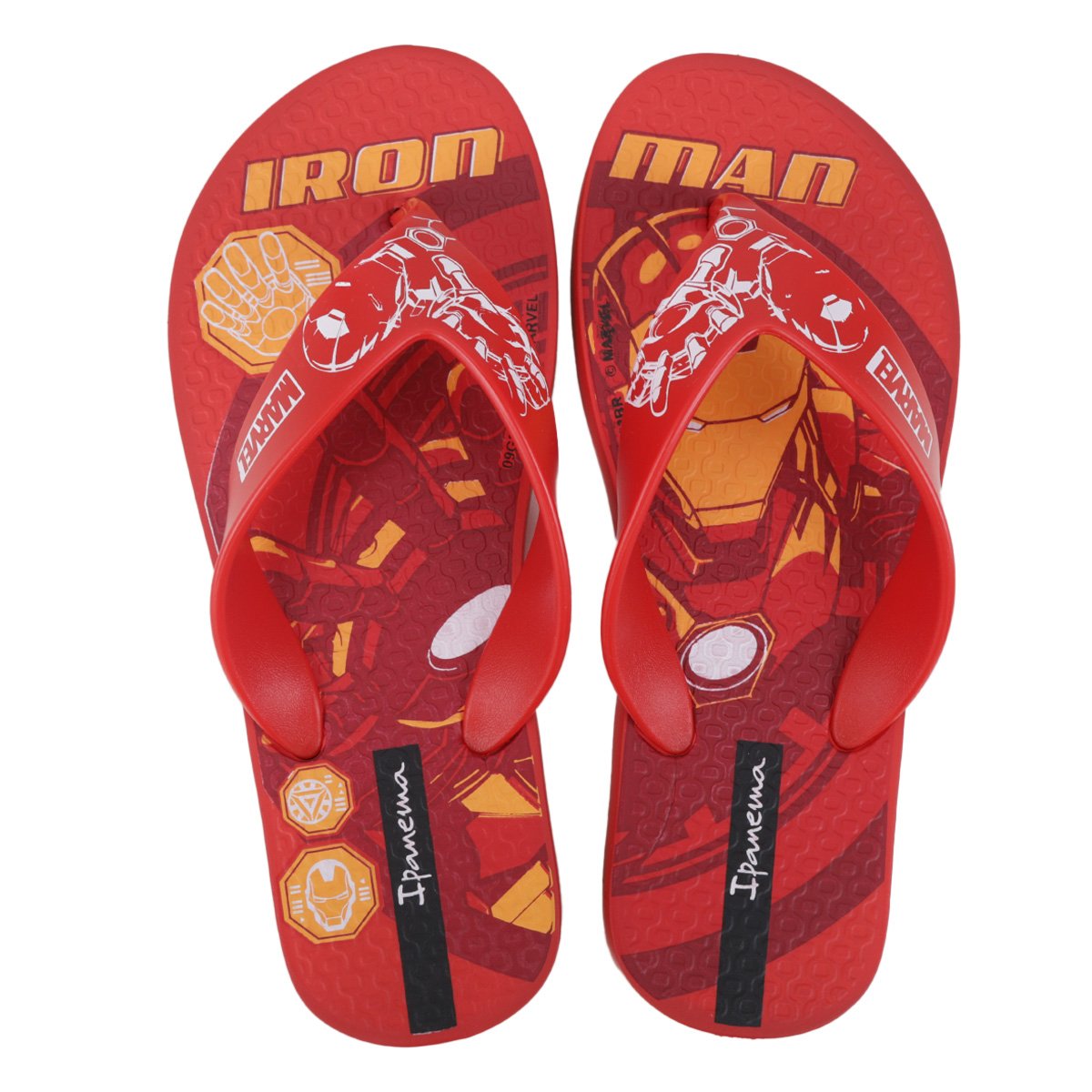 Chinelo Infantil Grendene Ipanema Heróis Marvel Menino - Vermelho+Branco Menor preço em Chinelo Infantil Grendene Ipanema Heróis Marvel Menino - Vermelho+Branco