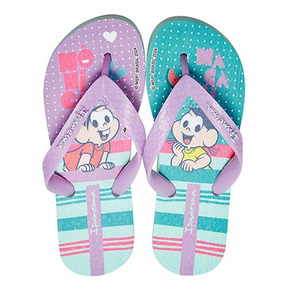 Chinelo Infantil Grendene Ipanema Turma Da Mônica Feminino - Feminino